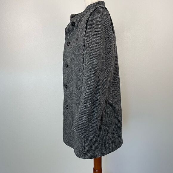 Vintage Pavilion Petite Gray Wool Jacket Size M EUC - Picture 4 of 7